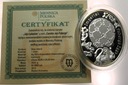 Niue 1 dolar 2012 FABERGE Jajo Łabędzie Swan Egg SWAROVSKI SREBRO