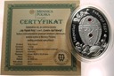 Niue 1 dolar 2012 FABERGE Jajo Pączek Róży Rosebud Egg SWAROVSKI SREBRO