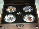 zestaw 2 dolary Niue 2011 PIRACI Real Pirates of the Caribbean 4x1oz SREBRO