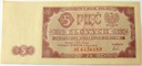 1948 5 zł pięć złotych seria AK