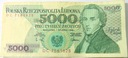 1988 5000 zł złotych Chopin seria DC