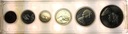 Kanada zestaw 1 cent - 1 dolar 1967 Stulecie 1867 zwierzęta SREBRO