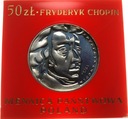 PRÓBA 50 zł złotych 1972 Fryderyk Chopin SREBRO