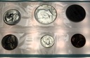 USA Stany Zjednoczone 1964 5 monet dolar centów zestaw Kennedy SREBRO