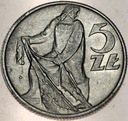 5 zł złotych 1959 RYBAK, z Rybakiem