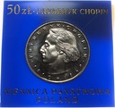 50 zł złotych 1972 Fryderyk Chopin Szopen SREBRO