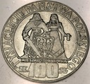 100 zł 1966 Mieszko Dąbrówka Tysiąclecie Państwa Polskiego SREBRO (nr 1)