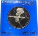 100 zł złotych 1974 Maria Skłodowska-Curie SREBRO