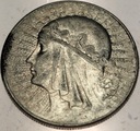 10 zł złotych 1932 Głowa Kobiety Polonia Jadwiga Babka SREBRO