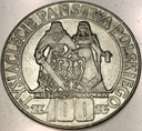 100 zł 1966 Mieszko Dąbrówka Tysiąclecie Państwa Polskiego SREBRO