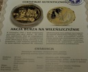 medal Akcja BURZA na Wileńszczyźnie Polacy w II Wojnie Światowej