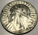 5 zł złotych 1933 Głowa Kobiety Polonia Jadwiga Babka SREBRO