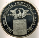 200000 zł złotych 1991 Konstytucja 3 Maja SREBRO