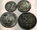 1 5 10 20 fenigów 1917 1918 Królestwo Polskie okupacja niemiecka ŻELAZO