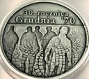 10 zł złotych 2000 GRUDZIEŃ 1970 30 Rocznica Grudnia 70 SREBRO