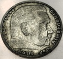 Niemcy 2 marki Reichsmark 1937 Hindenburg SREBRO