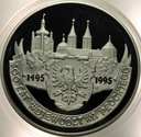 20 zł złotych 1995 500 lat Województwa Płockiego SREBRO