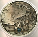 Znaki zodiaku 2013 Byk Taurus Mennica SREBRO tampondruk