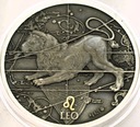 Znaki zodiaku 2013 Lew Leo Mennica SREBRO tampondruk