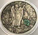 Znaki zodiaku 2013 Panna Virgo Mennica SREBRO tampondruk