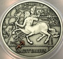 Znaki zodiaku 2013 Strzelec Sagittarius Mennica SREBRO tampondruk
