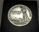 medal 1987 Jan Paweł II Przy Grobie Ks. J. Popiełuszki Warszawa