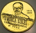 2 zł złote 1999 Ernest Malinowski kolej Peru