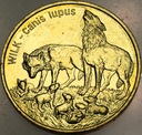 2 zł złote 1999 Wilk Wilki Zwierzęta Świata