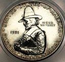 USA 1/2 Dolara 1921 PILGRIM Pielgrzymi SREBRO RZADKA
