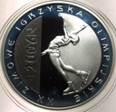 10 zł złotych 2006 Turyn Igrzyska Olimpiada Łyżwiarstwo SREBRO