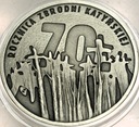 10 zł złotych 2010 KATYŃ 70 rocznica Zbrodni Katyńskiej SREBRO