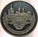 20 zł złotych 1995 500 lat Województwa Płockiego SREBRO