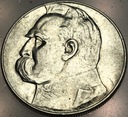 10 zł złotych 1937 Józef Piłsudski SREBRO