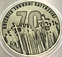 10 zł złotych 2010 KATYŃ 70 rocznica Zbrodni Katyńskiej SREBRO