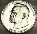 50000 zł 1988 Józef Piłsudski 70 rocznica odzyskania niepodległości SREBRO