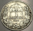 Austro-Węgry 1 korona 1894 Franciszek Józef Węgry SREBRO
