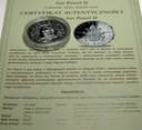 Jan Paweł II 2014 Święty Jan Paweł II Człowiek który zmienił Świat SREBRO