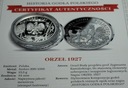 Orzeł 1927 Historia Godła Polskiego SREBRO