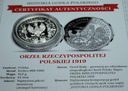 Orzeł Rzeczypospolitej 1919 Historia Godła Polskiego SREBRO