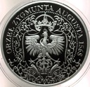Orzeł Zygmunta Augusta 1568 Historia Godła Polskiego SREBRO