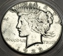 USA 1 dolar 1923 S Peace Dollar Dolar Pokoju SREBRO