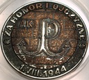 Medal AK Za Honor I Ojczyznę 1944 Pokonani Niezwyciężeni