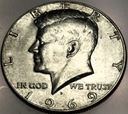 USA 1/2 dolara Half Dollar 1969 KENNEDY John F JFK SREBRO