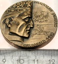 Medal MAŁY Władysław Jagiełło Grunwald 1410 BRĄZ (nr 1)