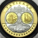 Wspólna Waluta Euro Watykan, SREBRO Ag999 18g 40mm