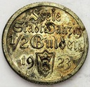 WMG Gdańsk 1/2 guldena 1923