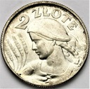 2 złote 1925 Kobieta i kłosy żniwiarka kropka (5)