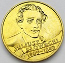 2 zł złote 1999 Juliusz Słowacki