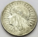 5 zł złotych 1932 Głowa kobiety Polonia SREBRO