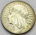 10 zł złotych 1932 Głowa kobiety Polonia SREBRO